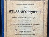 an old book with the title atlas - geographie written on it