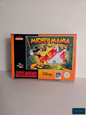 une image d'une boîte de jeu Nintendo sur laquelle figure Mickey Mouse