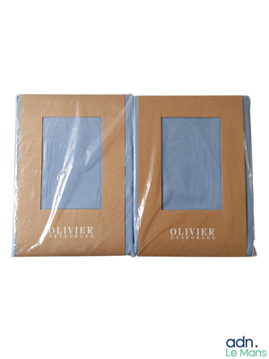 Lot de 2 draps housses OLIVIER DESFORGES "Alcôve Céleste" - …