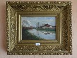 une photo d'un tableau accroché au mur
