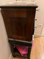 Cabinet en placage et bois noirci (photo 4)