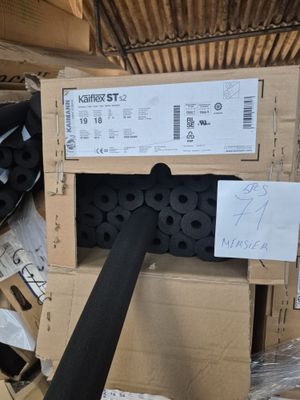 Lot de 5 boites de manchons isolants en mousse noire Marque …