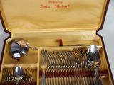 a box with a set of silverware inside of it