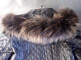 leather jacket with faux fur collar and hood