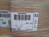 a box with a label on it sitting on a pallet