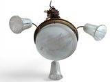 a light that is on top of a table