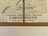 a picture of a map of the city of lemontagny