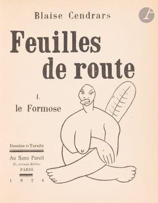 an old book with a drawing of a man sitting on the ground