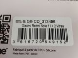 a close up of a barcode on the back of a cell phone