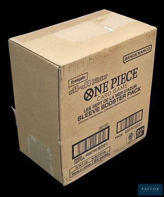 a cardboard box that has a price label on it
