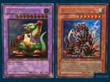 two cards of a dragon and a dragon are shown side by side