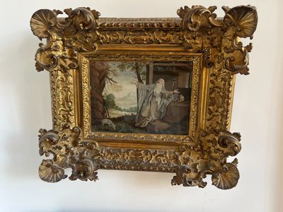 a picture of a painting hanging on a wall
