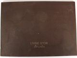 an image of a brown book with the words livvre d ' or on it