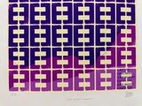 an image of a purple and yellow pattern on a white background