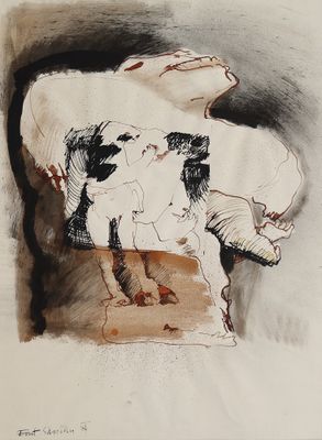 une image représentant un dessin de vache sur une feuille de papier