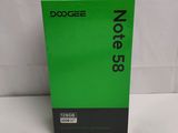 a green box with a black and white logo on it