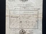 a black and white photo of a document on a table