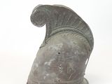 a helmet that is sitting on top of a table