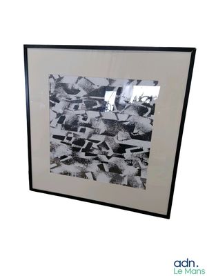 Expédition impossible - Tableau BRUSH Maison XXl 120x120 - C…