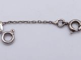 a close up of a chain with a clasp on it