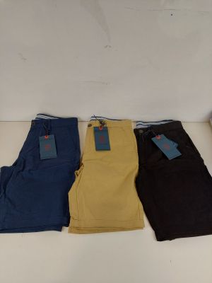 Lot de 3 - KENZARRO - Bermudas style chino - Taille 30 - Cou…