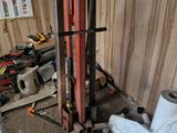 a picture of a room with a bunch of tools on the floor