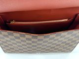 louis vuitton damier canvas and leather cross body bag