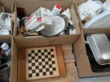 a box full of assorted items sitting on the floor