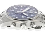 a close up of a watch on a white background