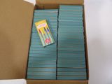 a box of toothbrushes that are in a cardboard box