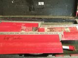 a suitcase with a lot of papers inside of it