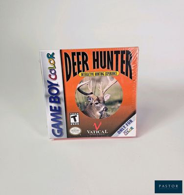 une boîte de jeu vidéo sur laquelle figure l'image d'un chasseur de cerfs