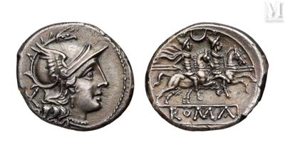 a silver coin with an image of a man on a horse