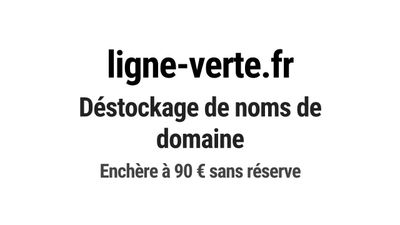Nom de domaine ligne-verte.fr. Catégorie: Écologie et enviro…