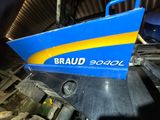 a blue and yellow box with a logo on it