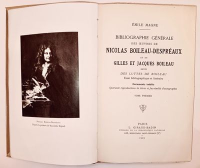 (Bibliographie) MAGNE (Emile) Bibliographie Générale des oeu…
