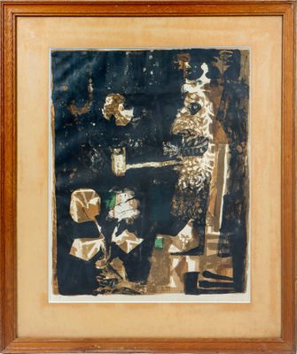 une image représentant un tableau où l'on voit un homme assis à une table