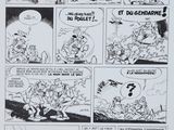 une vieille bande dessinée sur laquelle figurent tout un tas de personnages de dessins animés