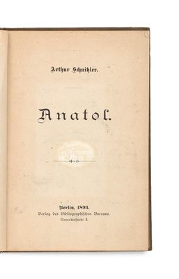 an old book with the title anato written on it