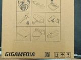 a cardboard box that has a picture of a camera inside of it