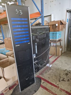 an image of a computer tower in a warehouse