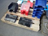 a pile of assorted parts sitting on a pallet