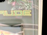 a close up of a box with a pokemon game inside of it