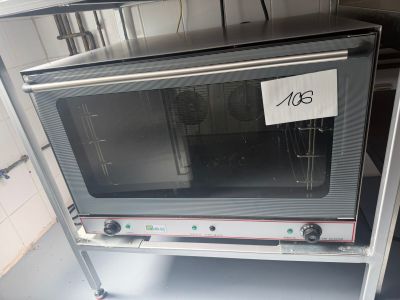 a toaster oven that has a price tag on it