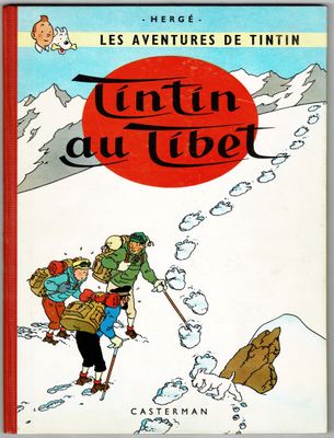 une image représentant un livre sur lequel figure la photo d'un homme à skis dans la neige
