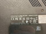 a close up of the back of a laptop computer