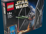 une boîte de Lego contenant un Tie Fighter
