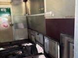 a train car that has a lot of rust on the floor