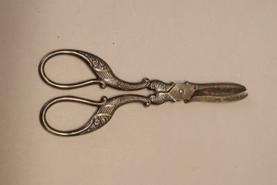 a pair of scissors that are sitting on a table