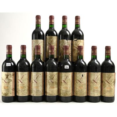 12 Btles L DE LA LOUVIERE, Pessac-Léognan, 1996. - Photo 1